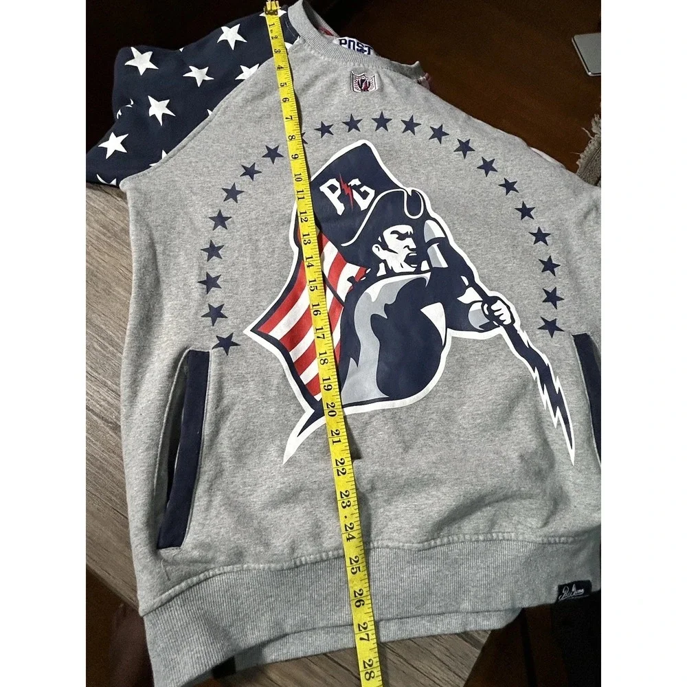 Post Game‎ American Flag New England Patriots Football NFL MED Sweatshirt Unisex